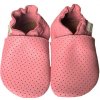 Hopi Hop kožené capáčky Barefoot dierované svetlo ružová