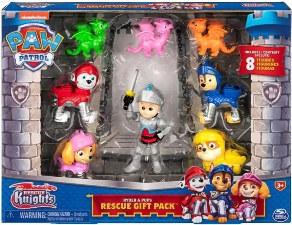 SPIN MASTER Paw Patrol Rytieri Multi Balenie Figúriek