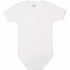 Luxusné bavlnené body krátky rukáv New Baby - biele Biela 68 (4-6m)