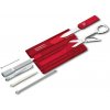 Victorinox Card Quattro transparent červená 0.7100.T (Multifunkčné náradie)