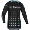 FLY RACING dres EVOLUTION DST. FLY RACING - USA 2024 (černá/modrá) - S