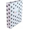 Fotoalbum 10x15 / 200 foto DOTS biely