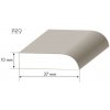 Podlahová lišta PR9 10 x 37 x 2500 mm smrek