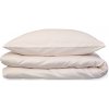 Klinmam bavlnené obliečky, farba béžová, 140x200 cm + 70x90 cm