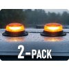 KAMAR LED výstražný maják 15W, 12V/24V, 3módy/2-PACK! [ALR0203]