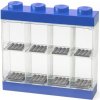LEGO® zberateľská skrinka na 8 minifigúrok modrá 4065