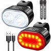 Verk 14488 Sada LED osvetlenia na bicykel, USB 2 ks