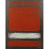 Mark Rothko ,kópia, bordo-čierna mini- Ing. Lujza Ferková,originálny, ručne maľovaný obraz