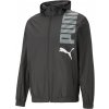 Pánska bunda Puma, HOODED GRAPHIC WINDBREAKER čierna,biela,sivá M