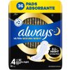 Always Ultra Secure Night hygienické vložky veľ. 4 s krídelkami 36 ks