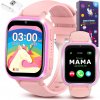Smart hodinky pre deti JG Smart detské smart hodinky A26 + menu v PL ružové