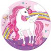 Procos Tanieriky papierové Jednorožec Rainbow Colors 23 cm 8 ks
