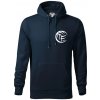 Volejbal lopta prso - Mikina pánska Cape s kapucňou - 2XL ( Tmavomodrá (veľmi tmavá - skoro čierna) )