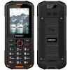 EVOLVE EVOLVEO StrongPhone X5, vodotesný odolný Dual SIM telefón, čierno-oranžová PR1-SGP-X5-B