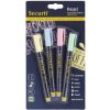 Securit Kriedový popisovač pastelový, 1–2 mm, 4 ks, BL-SMA100-V4-PAS