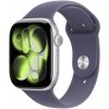Apple Watch Series 11 42 mm Strieborný hliník s hmlovo fialovým športovým remienkom S/M MEU64WF/A