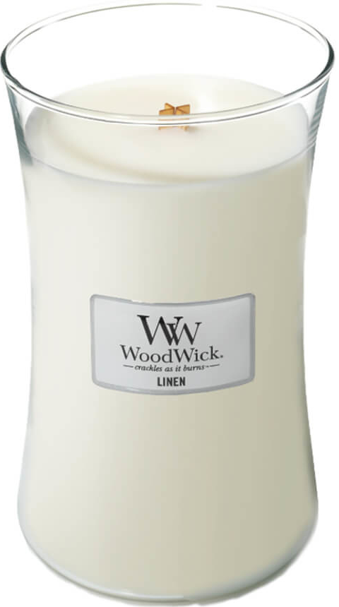 WoodWick Linen 609,5 g od 19,3 € - Heureka.sk