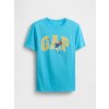 GAP Detské tričko s logom Modrá XS Modrá Modrá