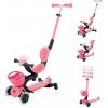 Globber kolobežka Go Up Baby lights 360 ° Coral Pink 844-210