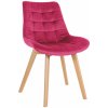 Design-Shop Stolička Brook - zamat - Červená