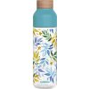 Quokka ICE PLASTOVÁ FĽAŠA WATERCOLOR LEAVES 840 ML