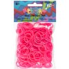 Rainbow Loom detské gumičky neónové 20235 ružové