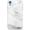 Picasee silikónový prehľadný obal pre Apple iPhone XR - White marble