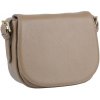 NovaKabelka.sk Caterina Taupe kožená talianska crossbody kabelka béžová