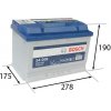 BOSCH S4 74Ah Autobatéria 12V , 680A , 0 092 S40 080