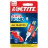 Sekundové lepidlo, gél, 2 g 4 ml, HENKEL Loctite Super Bond Plastik