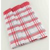Sada utierok 3 kusy - kocky - červená - rozmer 50 cm x 70 cm