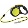 Vodítko FLEXI Neon New M lanko 5m/20kg neón