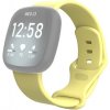 PROTEMIO 38612 BUTTERFLY Silikónový remienok pre Fitbit Versa 3 / Fitbit Sense žltý