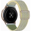 eses Nastaviteľný nylónový elastický loop remienok pre smart hodinky 22 mm Farba: citrónová (zelená - žltá)
