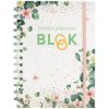 ALBI Blok svadobné plánovacie Listy a ružové kvety