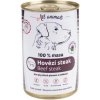 All Animals DOG hovädzí steak konzerva 400g