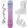 Gravity Fairy 24/25 snowboard + Raven S230 White viazanie + Raven Pearl white topánky - 135 cm + vázání S/M (EU 37-42)