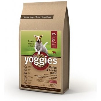 Yoggies kuracie a hovädzie mäso 15 kg