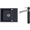 Alveus SET A408 Twilight 05 SETA408 - Drez Granitový Rock 30 - 595x475mm, vanička 320x400x160mm, + bateria Zina