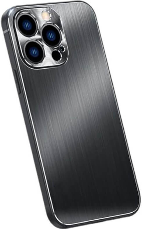 SES Odolný hliníkovo-silikónové Apple iPhone 15 Pro - čierne