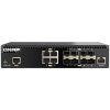 QNAP riadený switch QSW-M3212R-8S4T (4x 10GbE porty + 8x 10G SFP+ porty, polovičná šírka) QSW-M3212R-8S4T