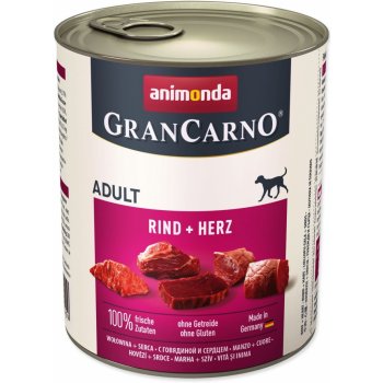 Animonda Gran Carno Adult hovädzie & srdce 6 x 0,8 kg