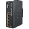 Planet IPOE-E174 PoE extender + switch, IEEE802.3at, 4 + 1x 1000Base-T, DIN, IP30, 60W