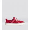 OCA Low Red Bandana Canvas Sneaker
