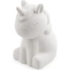 Pokladnička jednorožec na domaľovanie - 1 ks 2 biela