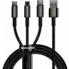 Baseus CAMLTWJ-01 Tungsten Gold 3v1 USB-C, Lightning, MicroUSB, 1,5m