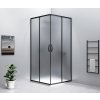 GELCO SIGMA SIMPLY BLACK Obdĺžnikový sprchovací kút 1000x900 sklo BRICK, GS2410B-GS2490B GS2410B-GS2490B
