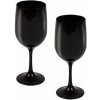 Pohár na víno Camp4 čierny 2 ks