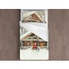 Gipetex Natural Dream 3D talianská obliečka 100% bavlna Santa - 140x200 / 70x90 cm