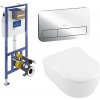 Súprava WC misa Villeroy & Boch Avento 5656R001, podomietková konštrukcia Villeroy & Boch ViConnect 92099600, 9M87S101, 92249061